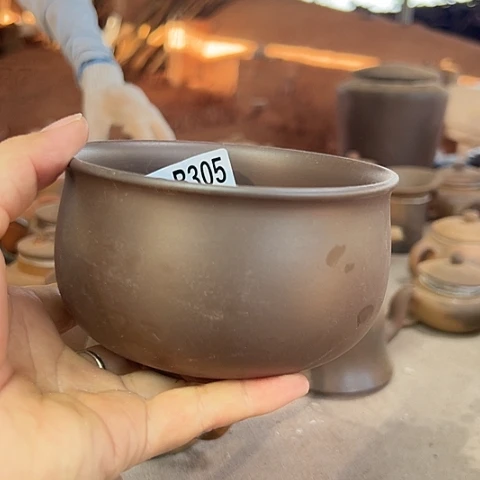 戬谷龙窑柴烧茶杯305