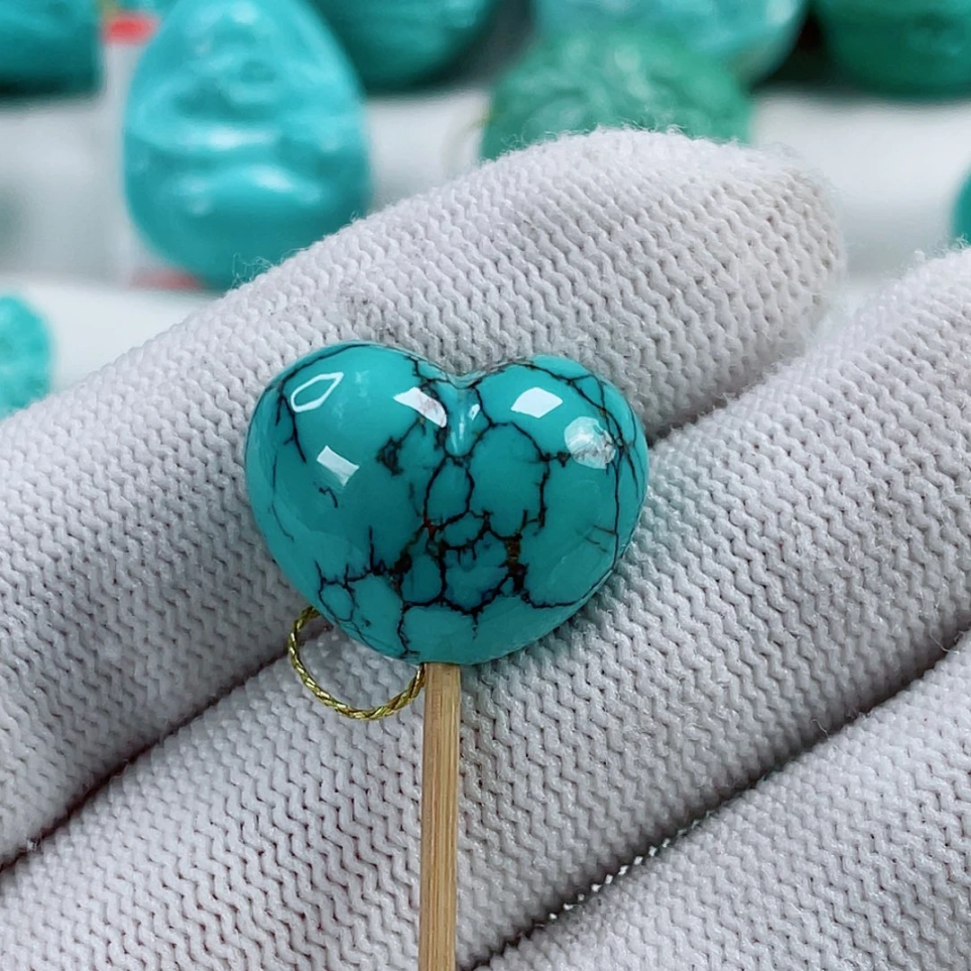 绿松石未镶嵌车挂