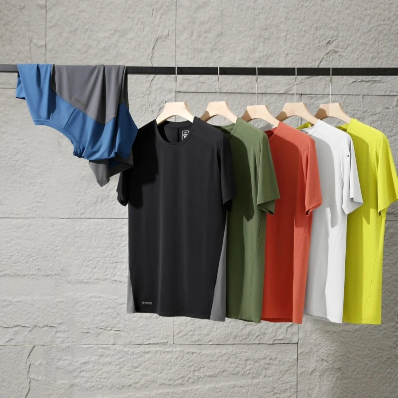 ‘龙鳞战甲’UPF夏季速干冰感健身跑步休闲运动百搭短袖T恤打底衫