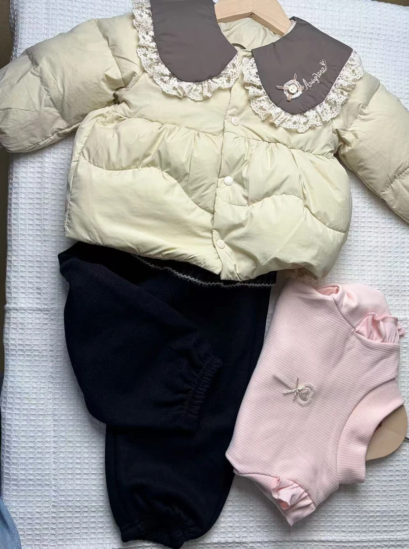 女宝秋冬套装加厚加绒