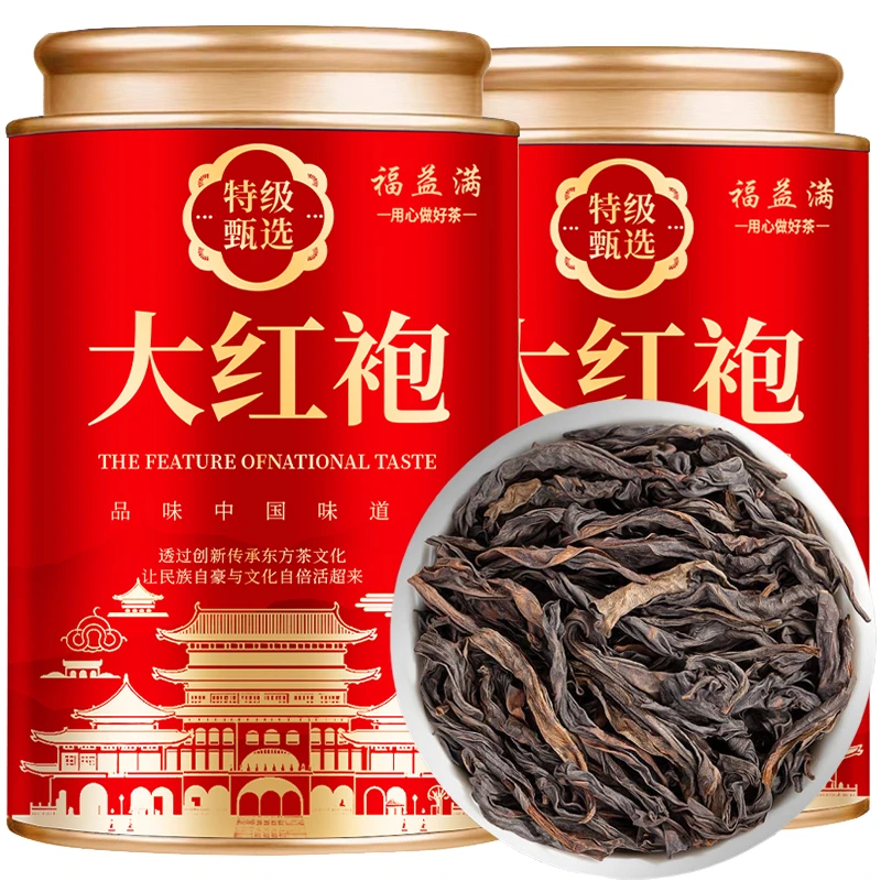 福建武夷山岩茶大红袍浓香型春茶茶叶新茶乌龙茶肉桂散装罐装送礼