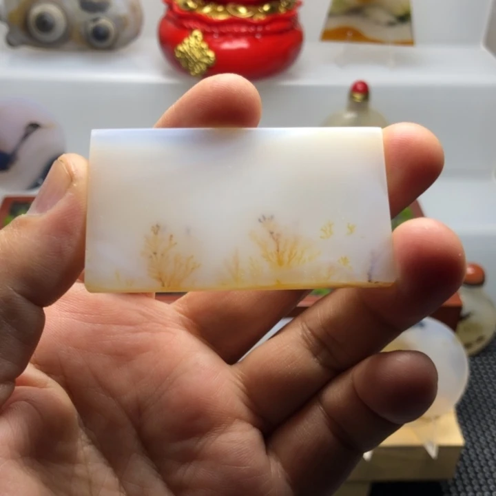 玛瑙/玉髓未镶嵌玛瑙花片