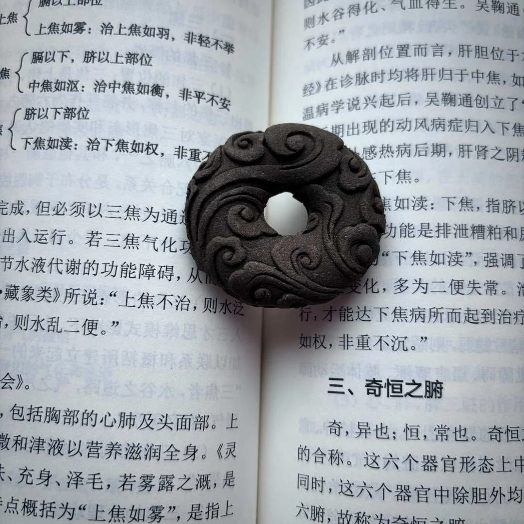 【眼前一亮】一对祥云扣（不带绳）