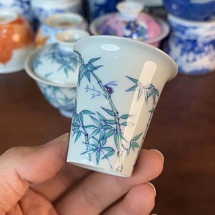瓷片景德镇全手工手绘陶瓷