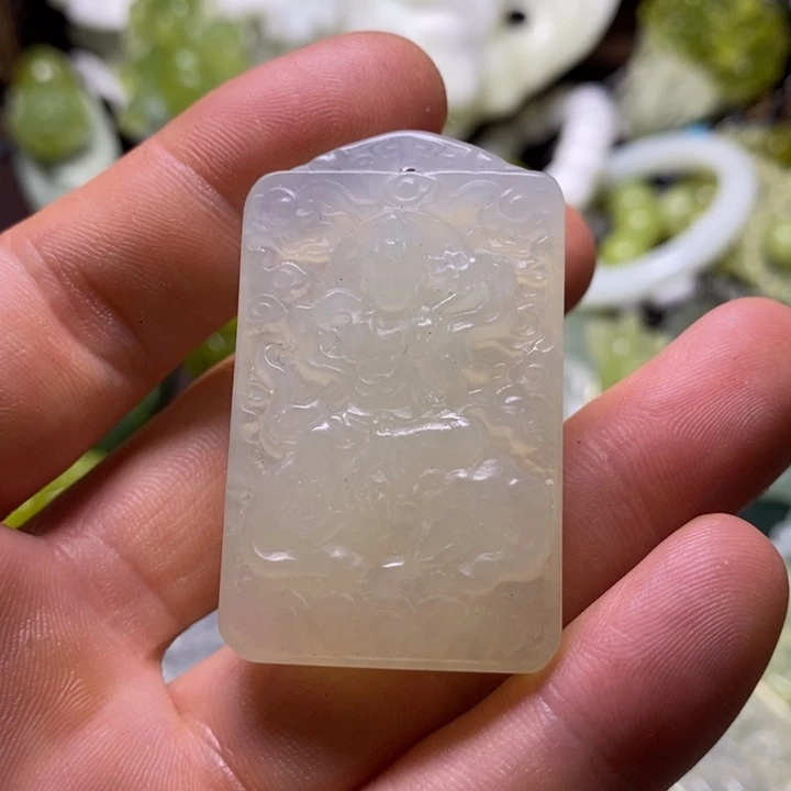 岫玉未镶嵌岫玉颈饰