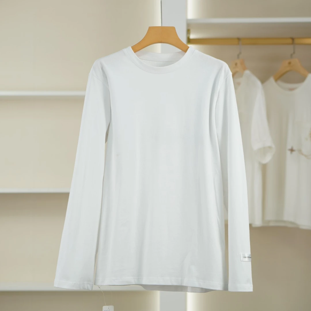 麦迪尚品【设计师Y】50402111 春季简约长袖打底T恤撤柜 B3组