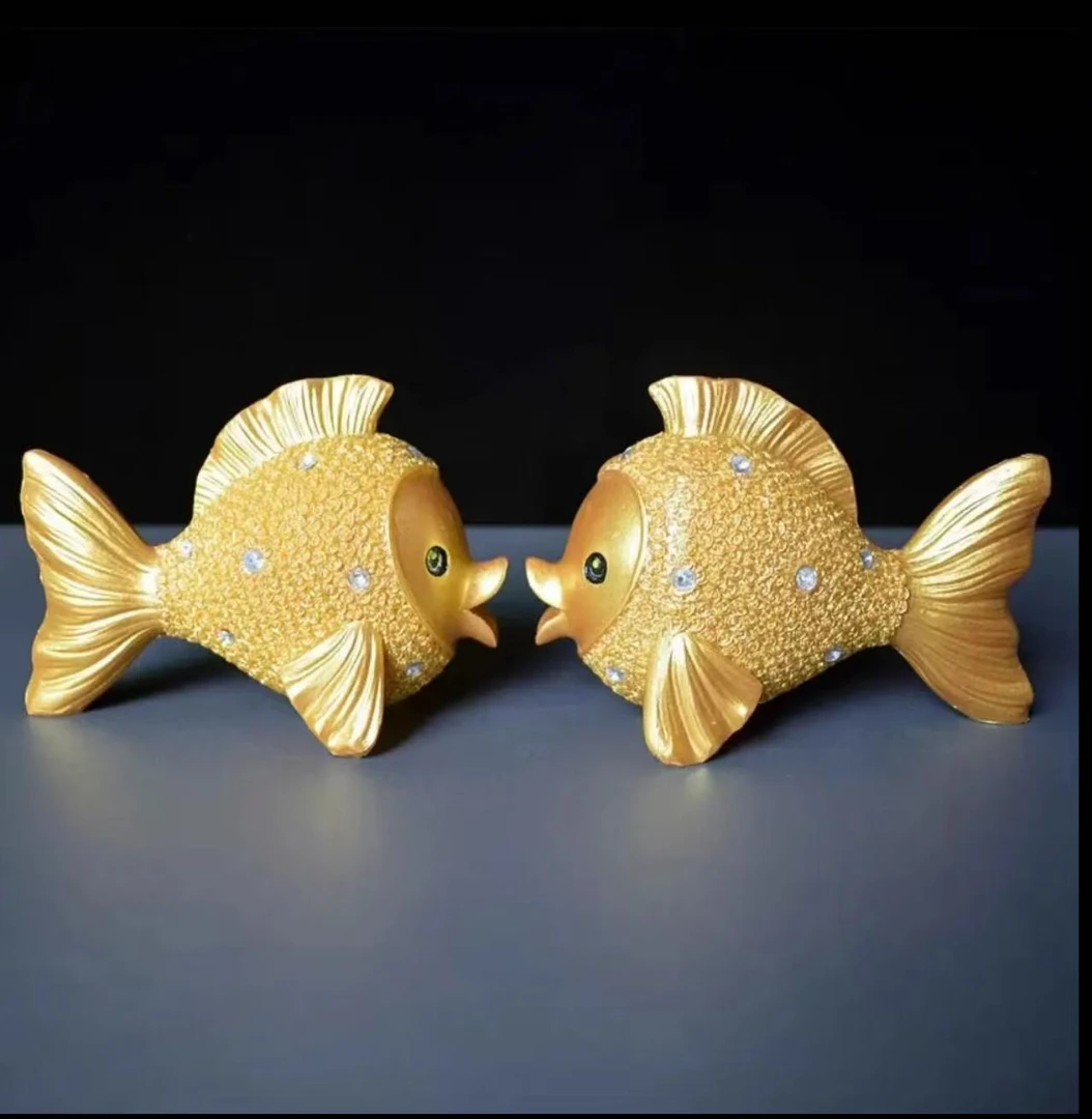 小号年年有鱼摆件创意家居