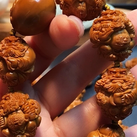 橄榄核手串/手链w*橄榄雕