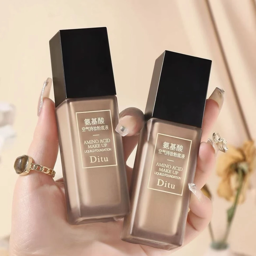 [送粉扑】Ditu迪图氨基酸空气持妆质地细腻粉底液30g