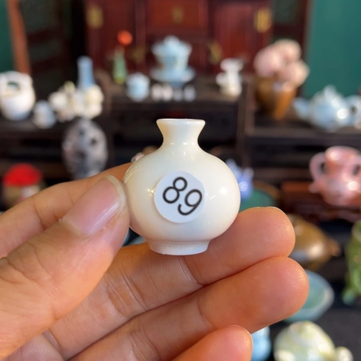 摆件微陶老王迷你花瓶