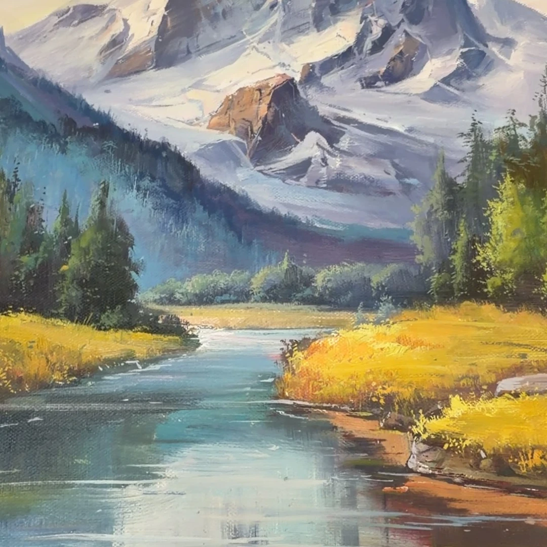 油画在干嘛了啊我在外面