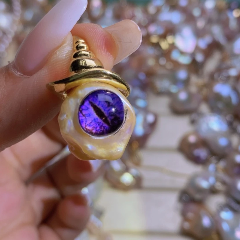 【闪购商品】淡水珍珠天然珍珠（微瑕）合金