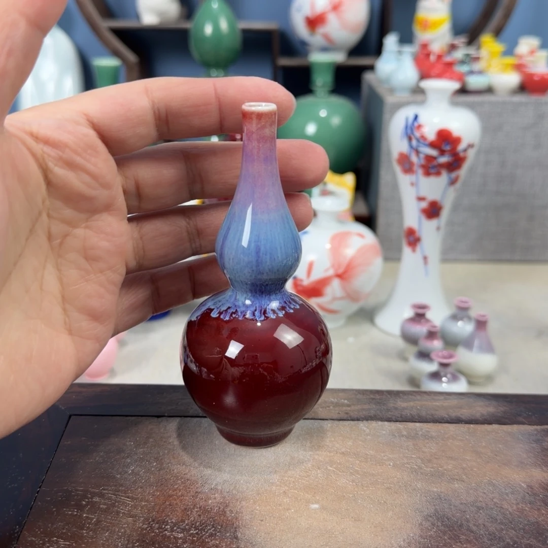 陶瓷手工小花器摆件