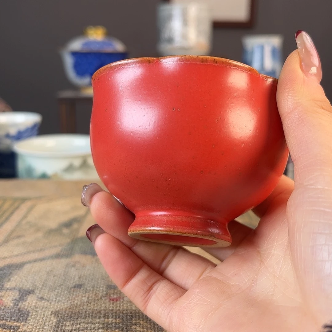 杯景德柴烧茶杯多人