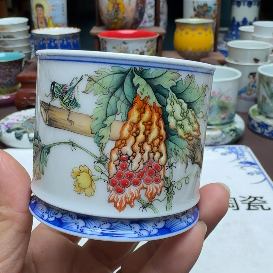 景德镇手工手绘展示