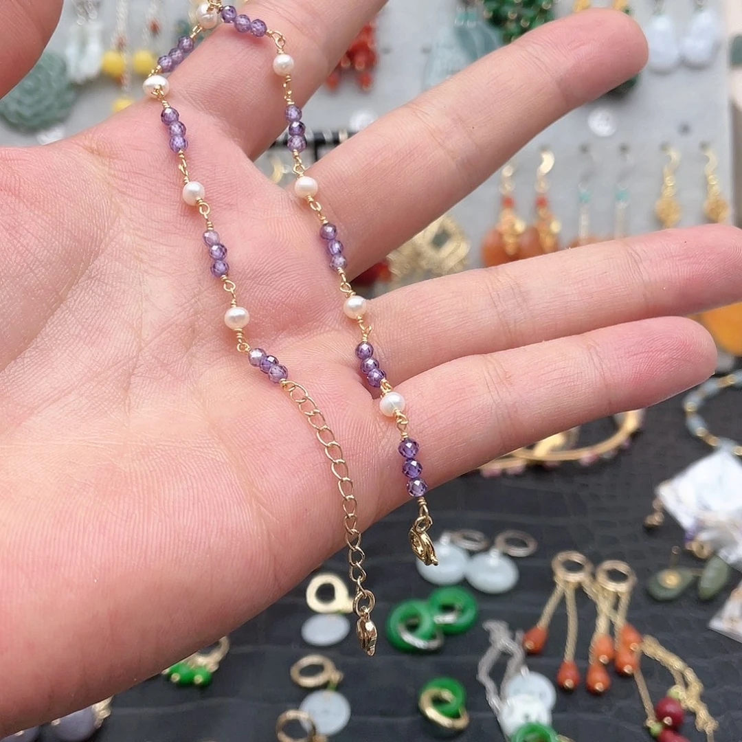 翡翠合金耳饰0045