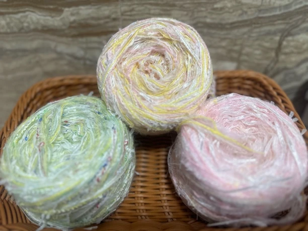 特色手混线DIY编织一团100g，数字款，四团包邮，六宠一