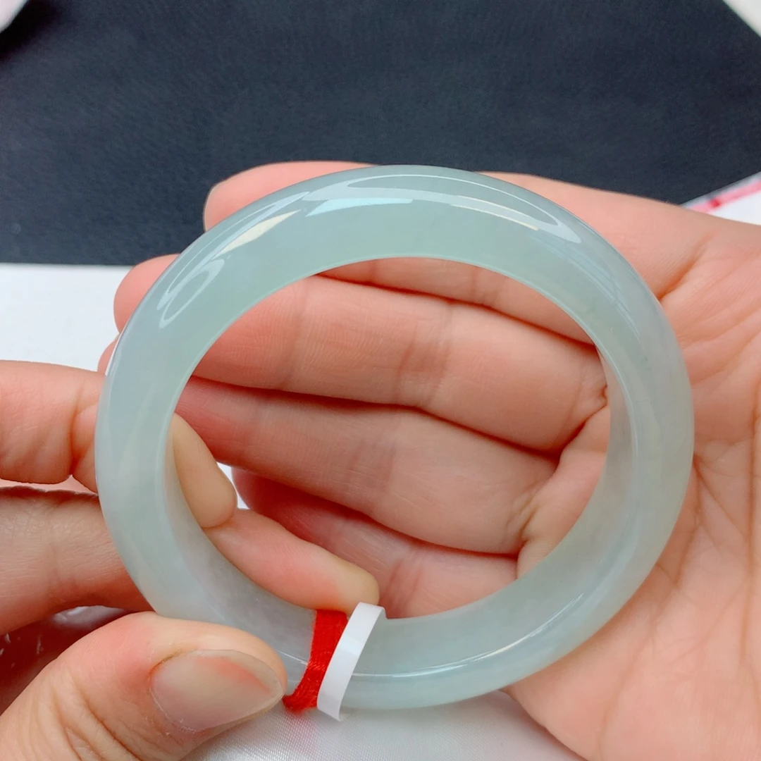 翡翠未镶嵌手镯54圈