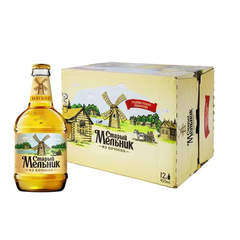 老米乐淡爽啤酒450ml*12瓶毛尖