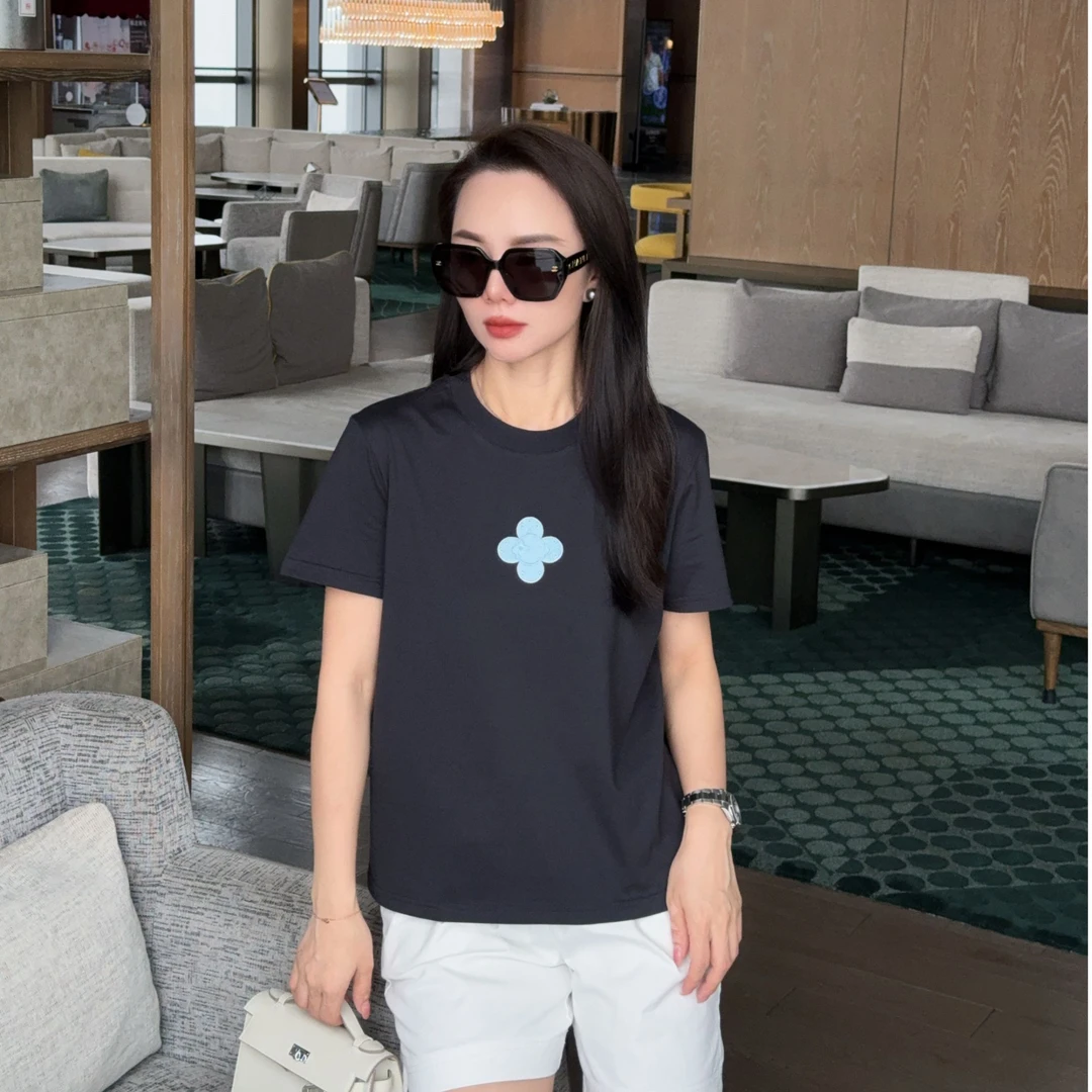 Chow&Fay -【太阳花】纯棉潮牌T恤短袖女