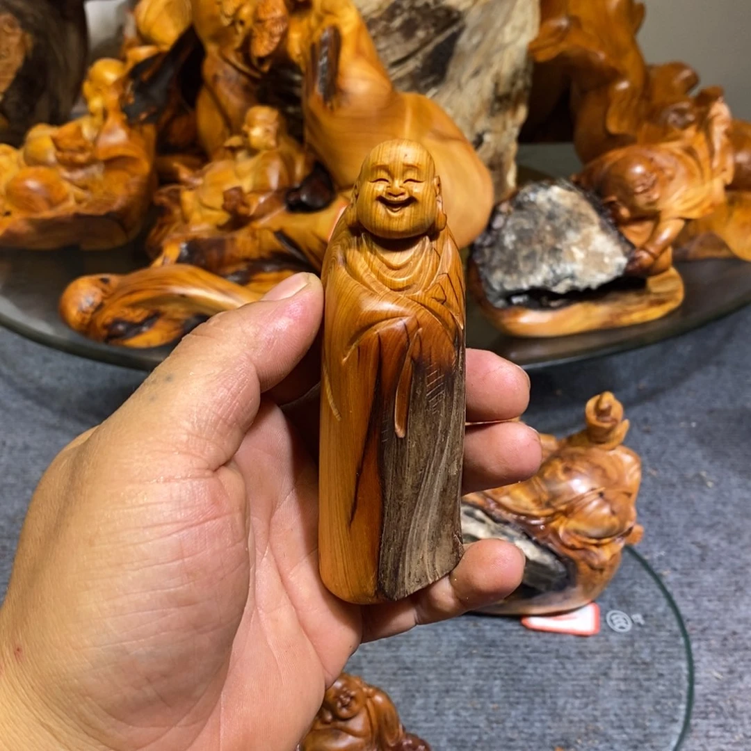 柏木（崖柏）木雕工艺品摆件家居崖柏手串崖柏