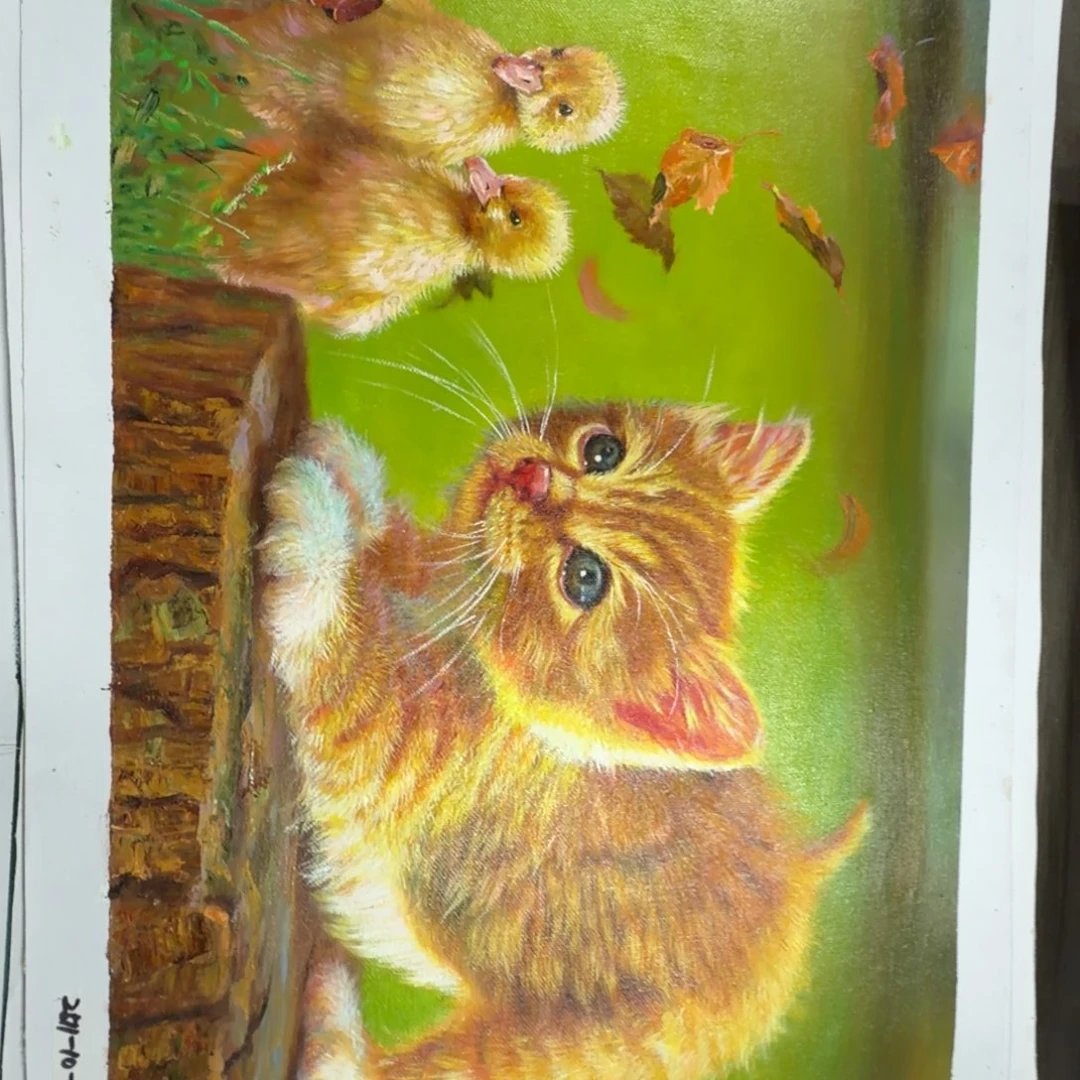 油画加油加油努力加油努力