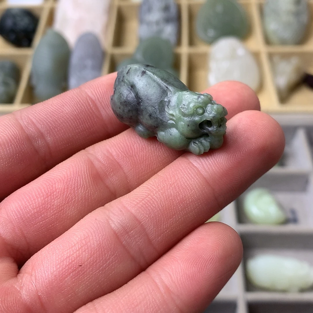 和田玉未镶嵌吊坠(不含链)