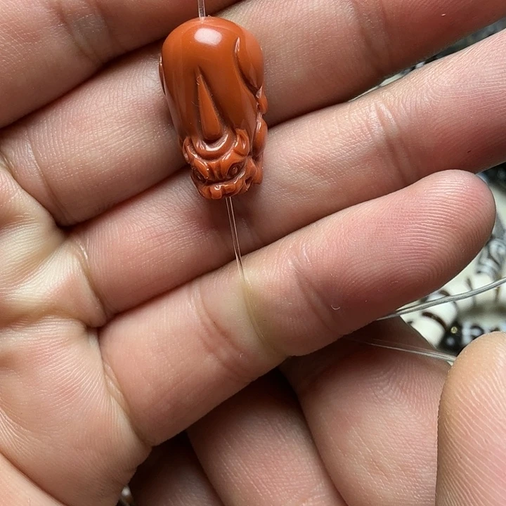 南红玛瑙颈饰未镶嵌