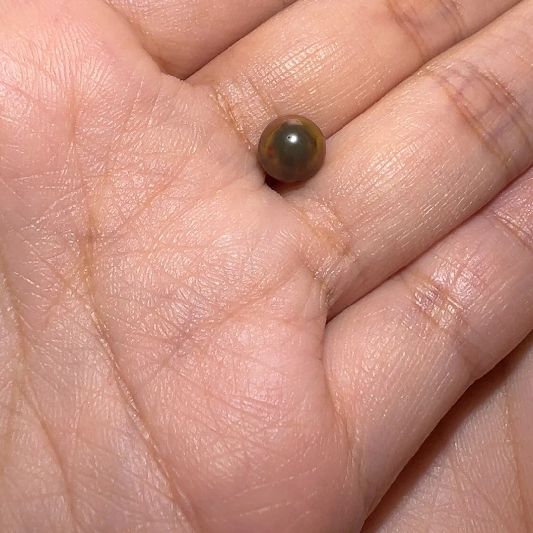 南红玛瑙珠宝奇石未镶嵌咖****ᐝ包浆圆珠