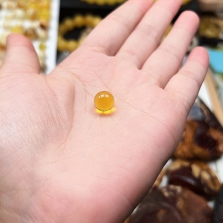 手链琥珀未镶嵌单珠