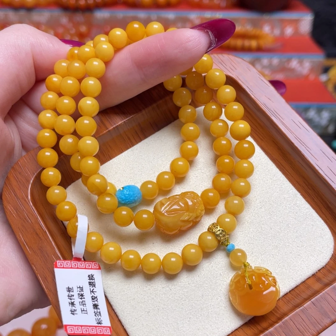 手链蜜蜡未镶嵌手串