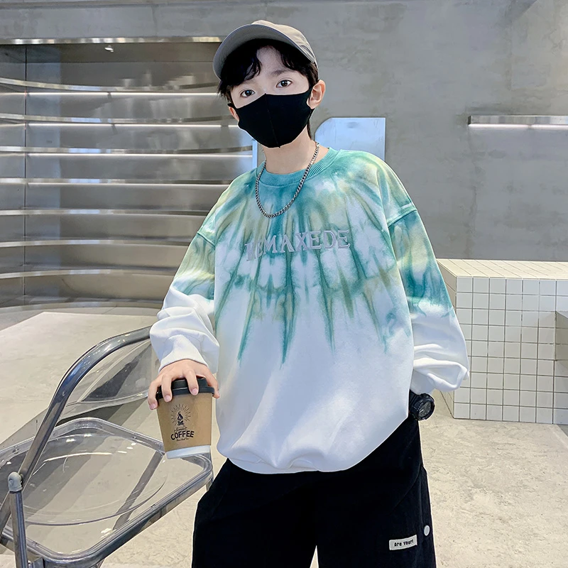 儿童装男童卫衣春秋款2025新款中大童春季洋气上衣春装男孩帅气潮