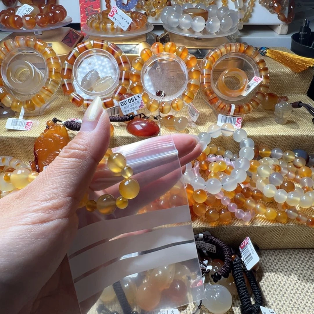 喜***乐玛瑙/玉髓合金颈饰1