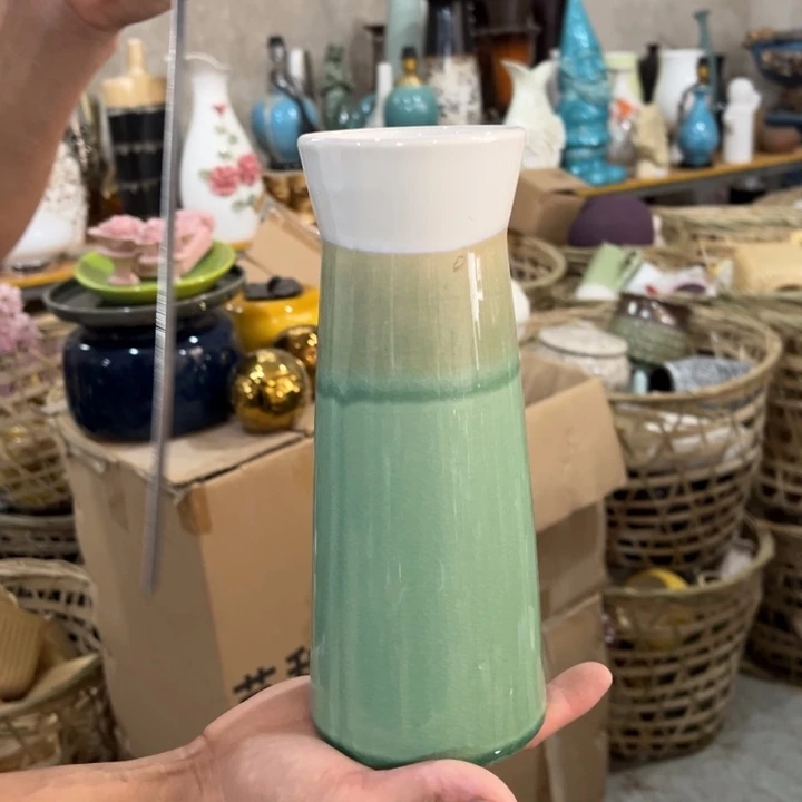 摆件花瓶陶瓷微瑕捡漏高24口6