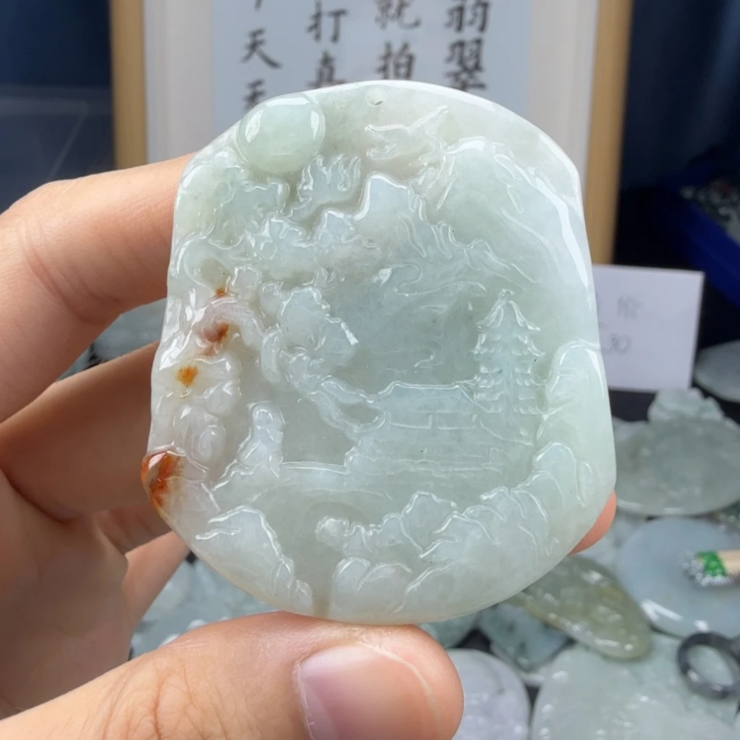 颈饰未镶嵌翡翠翡翠