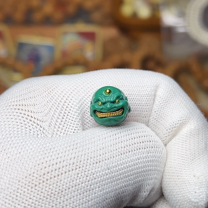 猴头核桃手串7*哥猴头雕刻精工大金牙恶僧单籽一颗