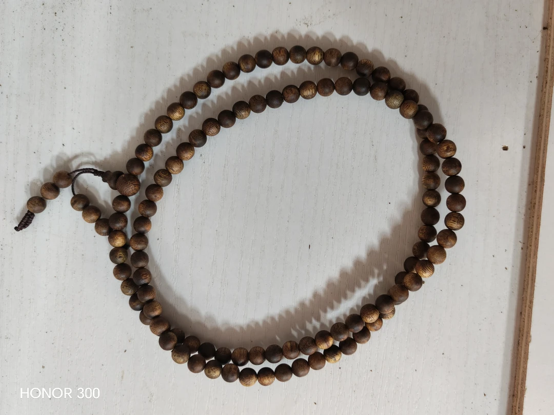 沉香沉香木沉香碎屑108/8mm