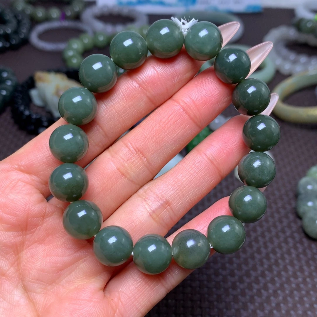 未镶嵌手串和田玉卡12