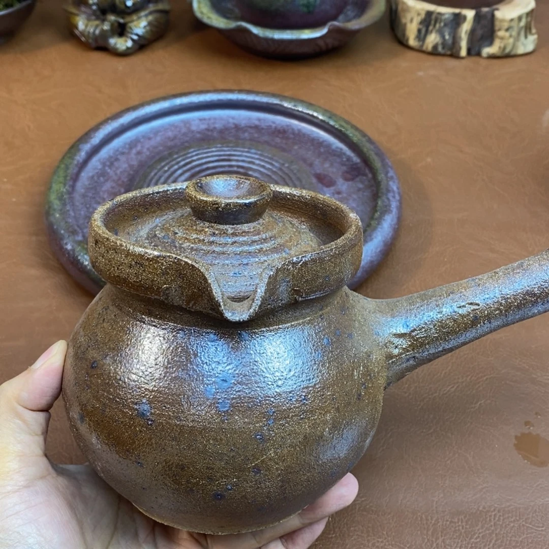 其他柴烧粗陶烤茶罐一物一拍500