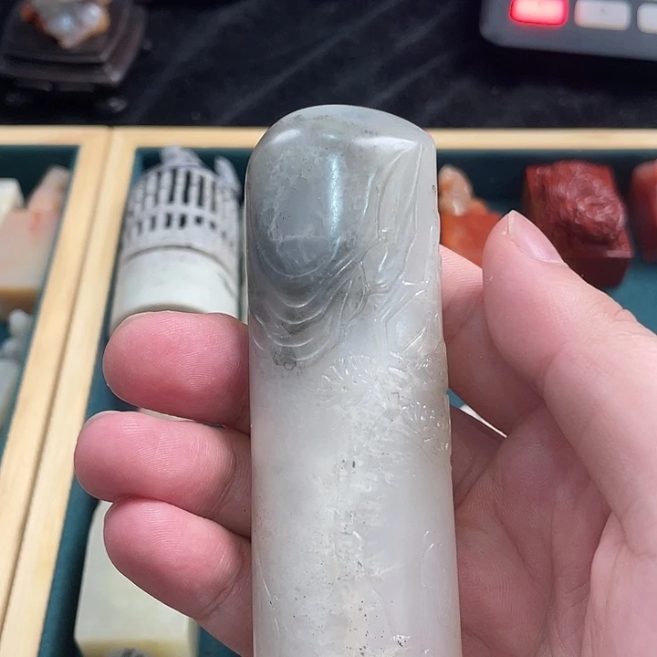 寿山石印石寿山石一手精品浮力