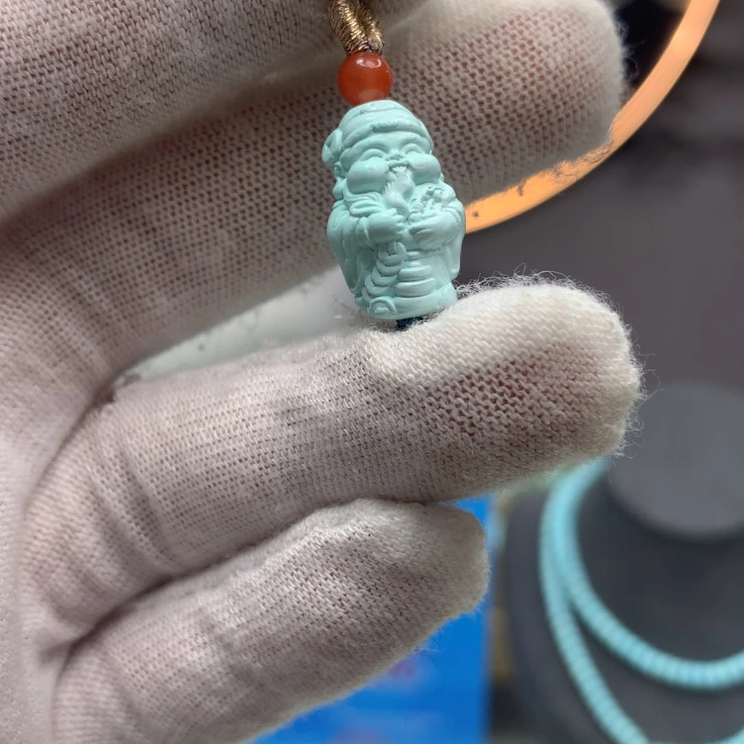 绿松石挂件未镶嵌