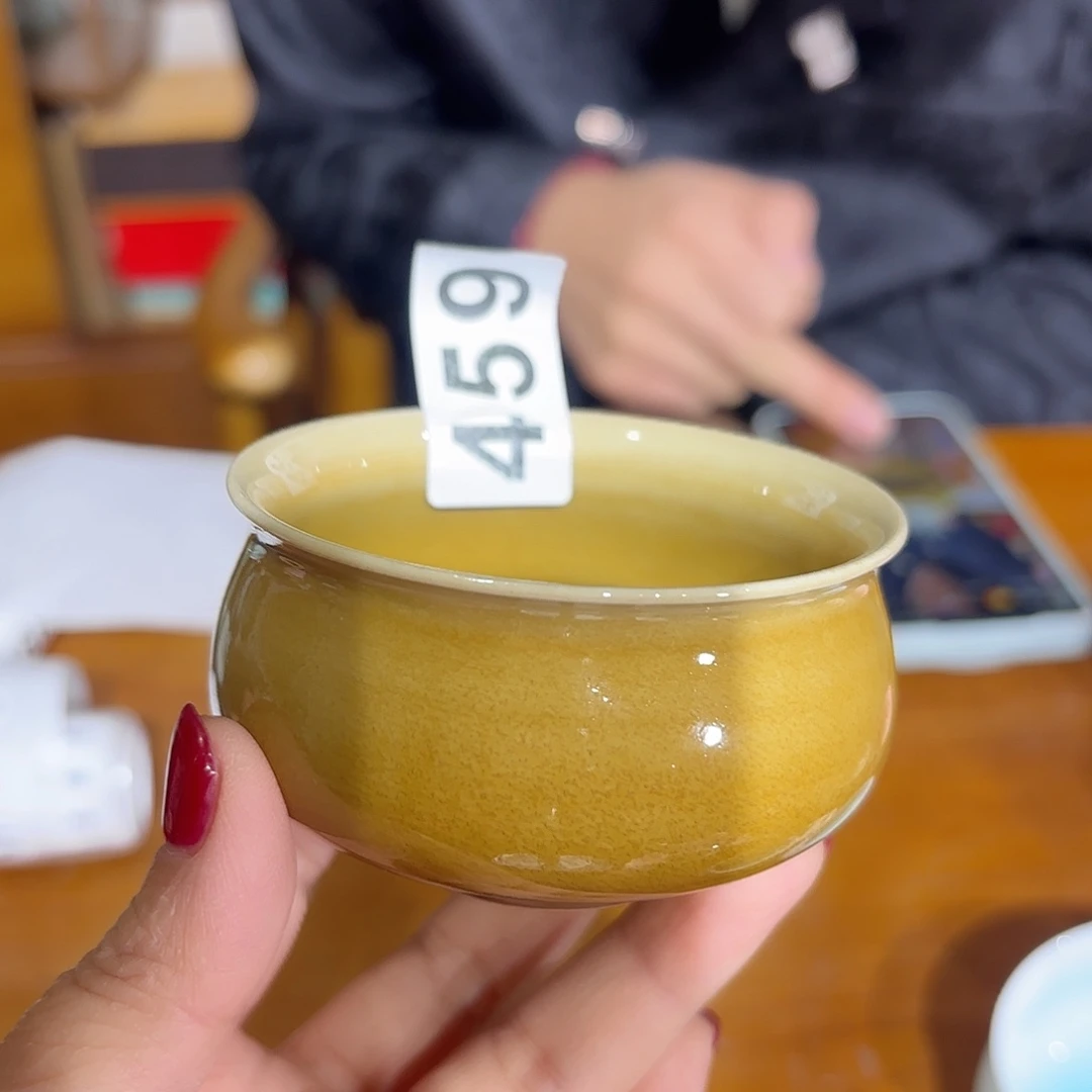 那***蓉龙泉云间青瓷小米茶器