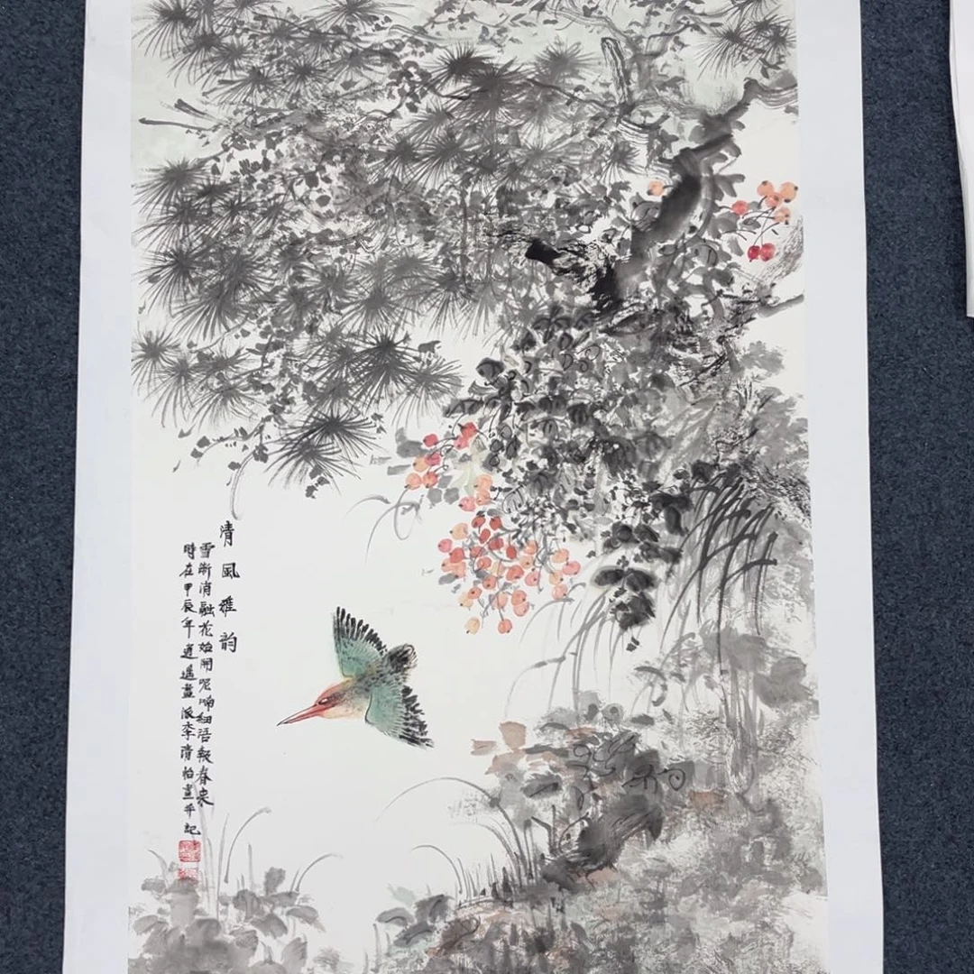 国画手绘画作品和绘画