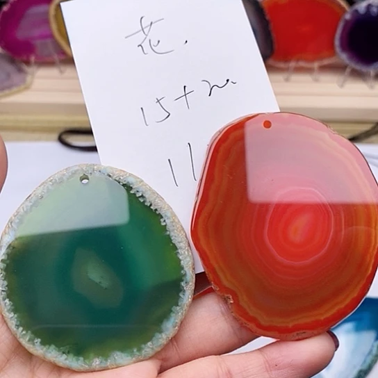 玛瑙/玉髓颈饰未镶嵌花*