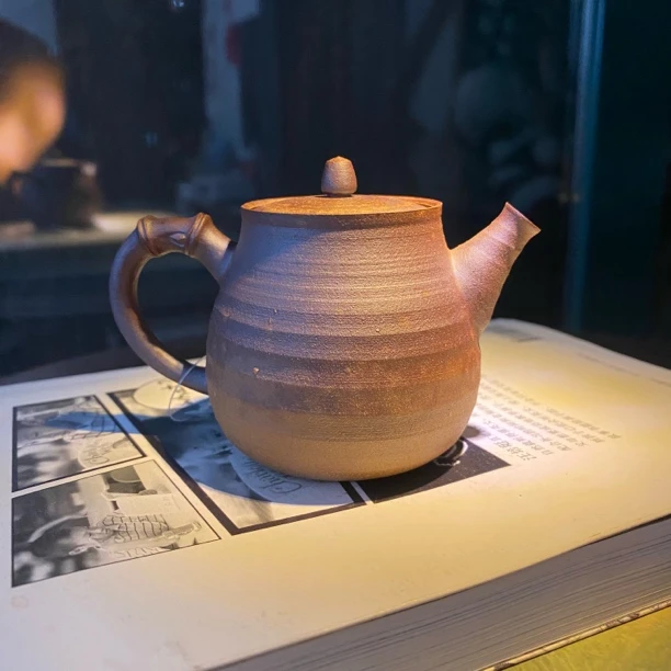 紫烧原矿紫金砂陶潮州手拉壶小容量泡茶壶家用单个功夫茶具