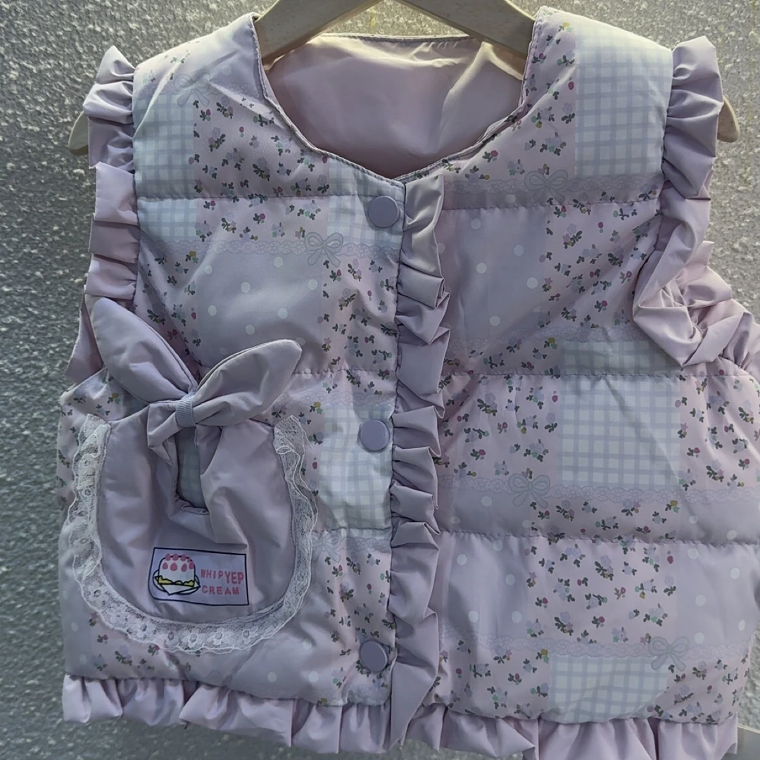 嘎嘎绒马甲双面穿女童怒推！2520