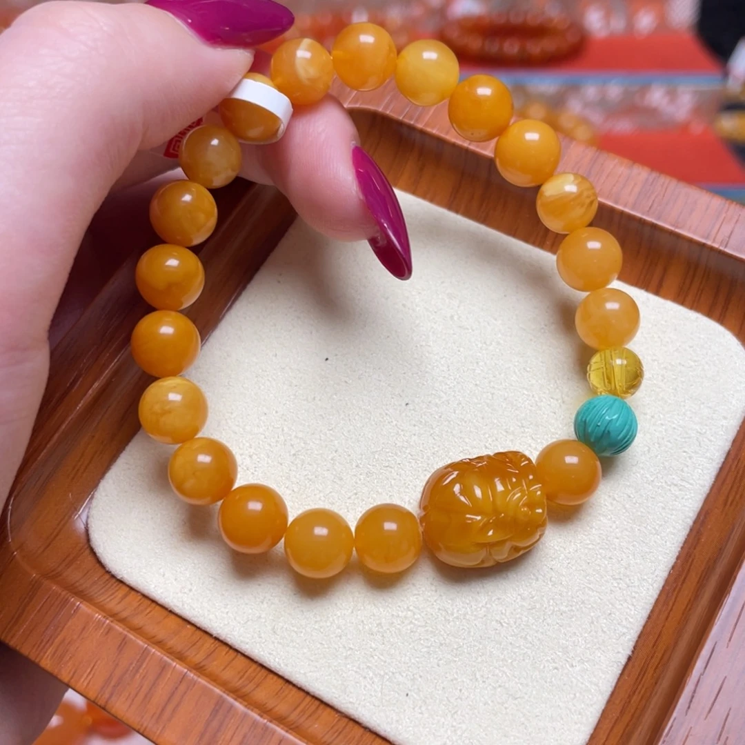 手链蜜蜡未镶嵌手串