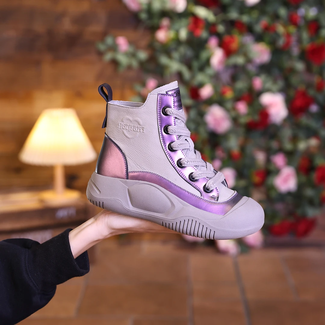 千之恋断码现货增高4CM2024春夏复古风高能感厚底雪地靴女鞋2971