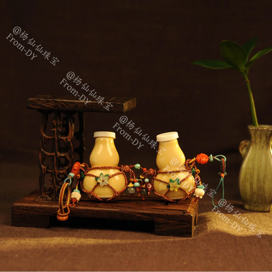 925银陶瓷银制品 银扣子多宝挂饰-多样性发货发其一X1112自发挂件