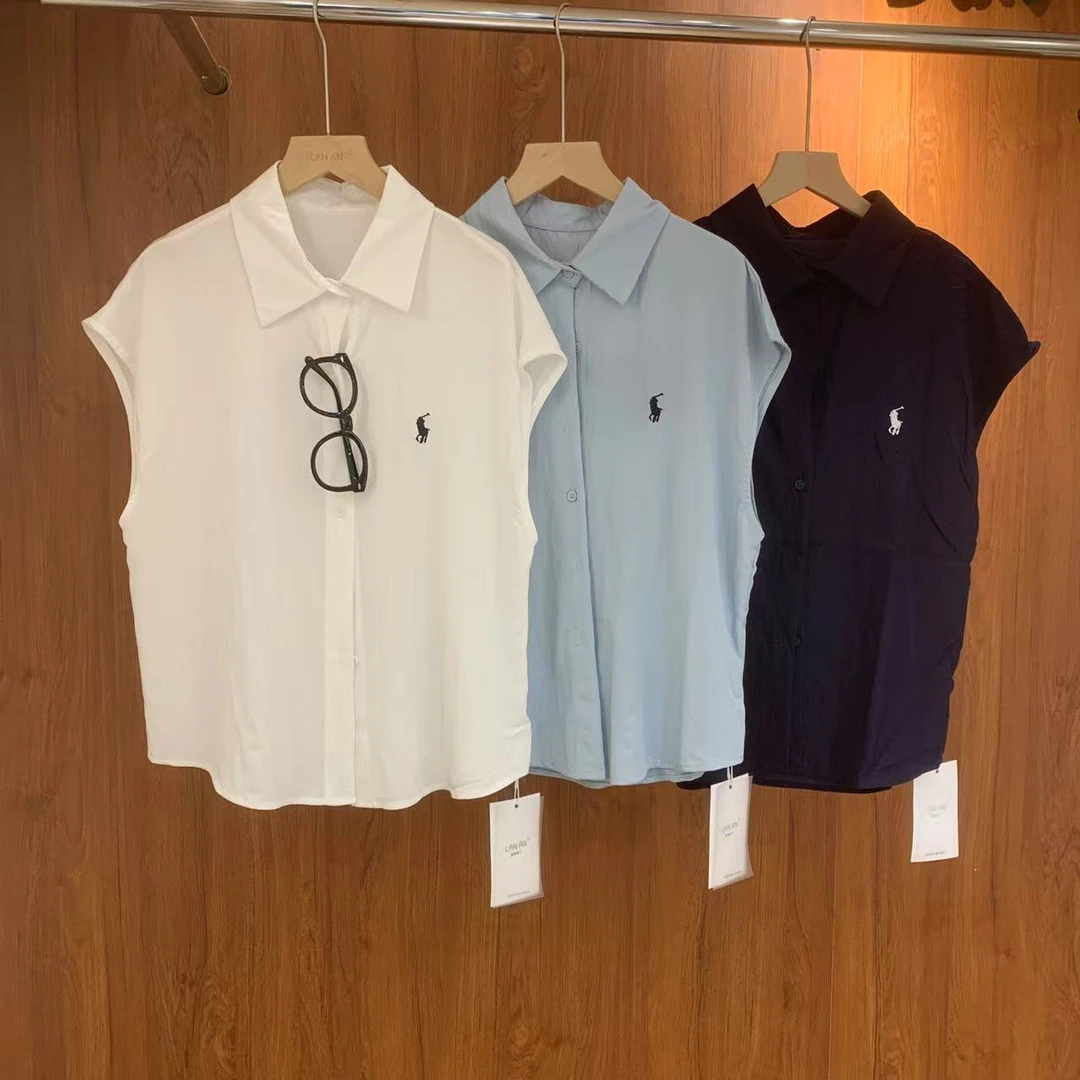 直播夏季衬衫无袖1090#